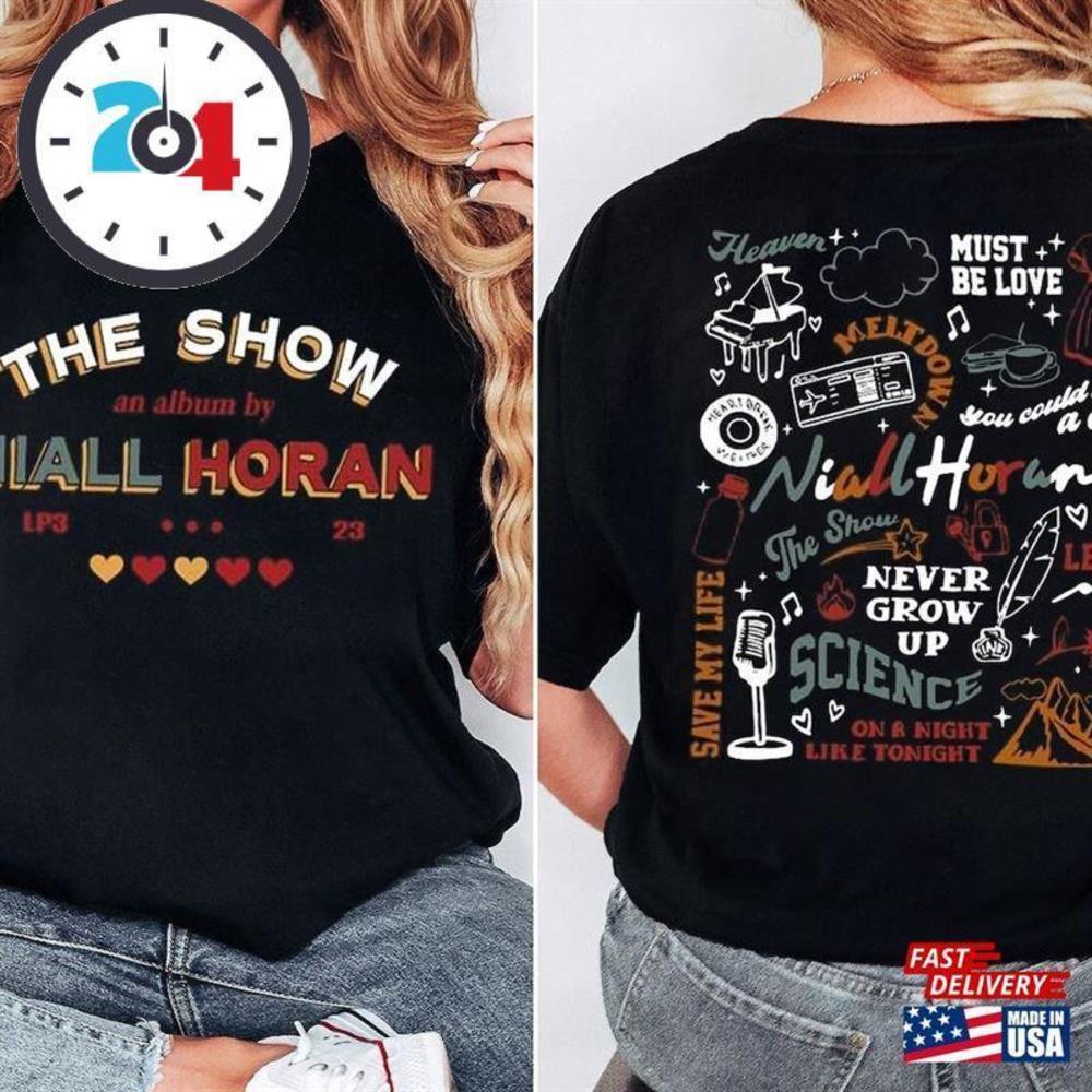The Show Live On Tour Niall Shirt Horan T-Shirt Classic 2 Sided